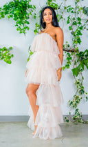 Effortlessly Chic Oatmeal Flowy Dress - Cutely Covered