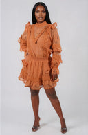 Bertha Caramel Dress