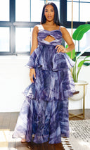 Teagan Dreamy Organza Tiered Dress - Black - Cutely Covered