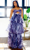 Teagan Dreamy Organza Tiered Dress - Black - Cutely Covered