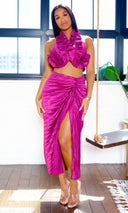 Rory  Skirt Set - Magenta - Cutely Covered