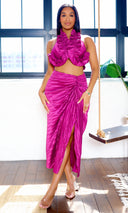 Rory  Skirt Set - Magenta - Cutely Covered