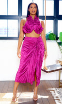 Rory  Skirt Set - Magenta - Cutely Covered