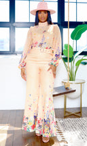 Celine Butterfly  Pants Set - Light Peach FINAL SALE - Cutely Covered