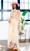 Celine Butterfly  Pants Set - Light Peach FINAL SALE - Cutely Covered