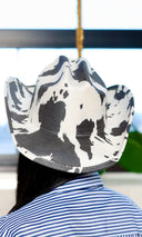 Delilah | Black Ivory Western Hat - Cutely Covered
