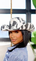 Delilah | Black Ivory Western Hat - Cutely Covered
