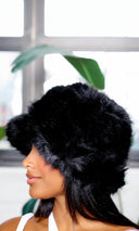 Faux Fur Hat - Black - Cutely Covered