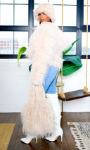 Rosalie | Faux Fur Handbag - Beige - Cutely Covered