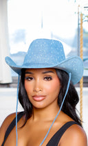 Fable Fashion Cowboy Hat - Denim - Cutely Covered