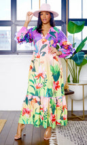 Ryleigh V-Neck Long Sleeve Dress PREORDER - Cutely Covered