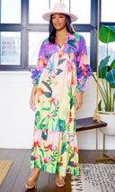 Ryleigh V-Neck Long Sleeve Dress PREORDER - Cutely Covered