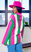 Kamila Knitted Sweater Button Long Sleeved - MultiColor PREORDER - Cutely Covered