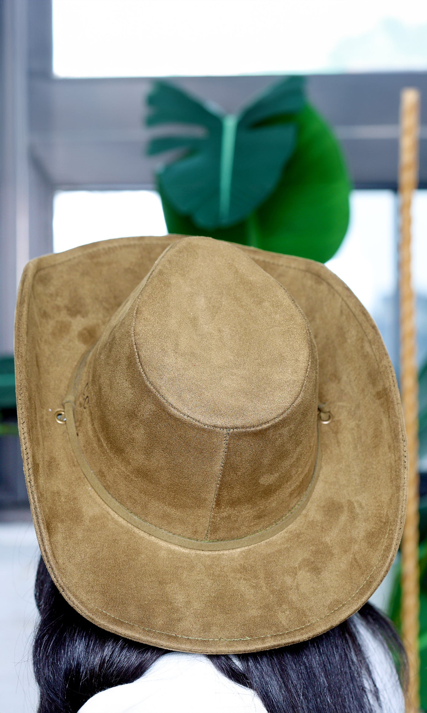 Stylish Charm | Cow Girl Western Hat - Olive