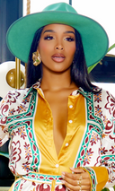 Trendsetter 2 - Mint Fedora Hat - Cutely Covered