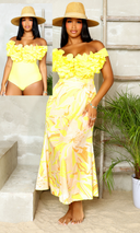 Lemon Love | One Piece Monokini Skirt Set PREORDER - Cutely Covered