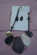 Multi-Strand Necklace & Pendant Earring Set - Cutely Covered