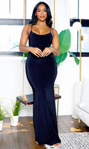 Nikki | Charm Maxi Dress - Black
