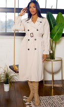 Luxe Layering | Trench Coat - Beige