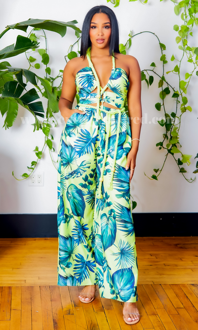 Vibrant | Rope Trim Jumpsuit - Cutely Covered