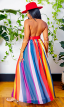 Spectrum | Color Block Belted Dress - Cutely Covered