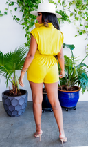 At Ease Romper - Chartreuse - Cutely Covered