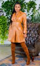 Caramel Latte Mini Dress FINAL SALE - Cutely Covered