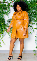 Caramel Latte Mini Dress FINAL SALE - Cutely Covered
