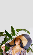 Beach Days | Khaki and Black Fedora - Cutely Covered