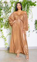 She's Classy l Flow Dress - Bronze (Long) - Cutely Covered