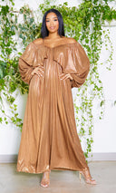 She's Classy l Flow Dress - Bronze (Long) - Cutely Covered