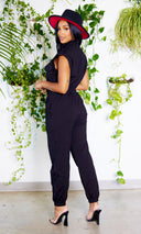 At Ease Jumpsuit- Black PREORDER Ships Late May - Cutely Covered