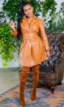 Caramel Latte Mini Dress FINAL SALE - Cutely Covered