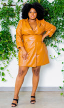 Caramel Latte Mini Dress FINAL SALE - Cutely Covered