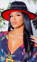 Still Trending black w/ Red Bottom | Fedora - Cutely Covered