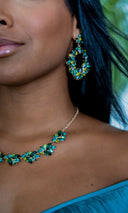 Diamond Frost Necklace - Emerald - Cutely Covered