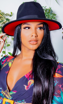 Still Trending black w/ Red Bottom | Fedora - Cutely Covered