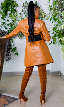Caramel Latte Mini Dress FINAL SALE - Cutely Covered