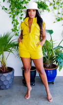 At Ease Romper - Chartreuse - Cutely Covered