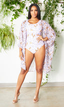 Tiger Swim Set | Mauve - Cutely Covered