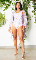 Tiger Swim Set | Mauve - Cutely Covered