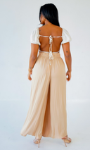 Stella I Open Back Embroidered Top - White - Cutely Covered