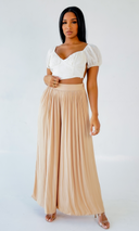 Stella I Open Back Embroidered Top - White - Cutely Covered