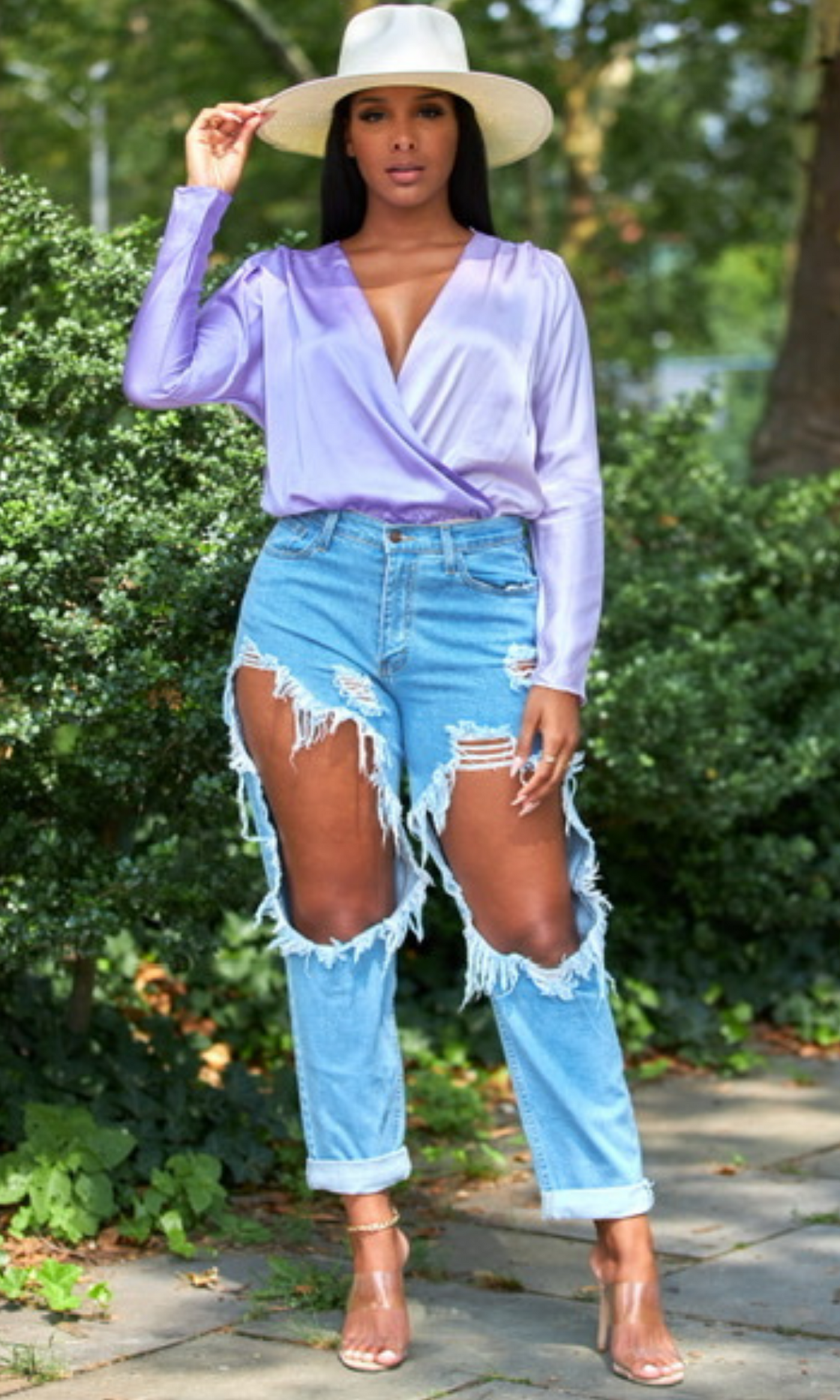 Slay Sis | Bodysuit - Lavender/Lilac - Cutely Covered