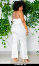 Around Town Jumpsuit  l Off White FINAL SALE - Cutely Covered
