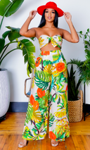 Tropical Flower Two Piece Set | Resort Swim - Cutely Covered
