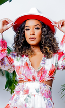 Still Trending Red Bottom | Fedora - White - Cutely Covered