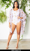 Tiger Swim Set | Mauve - Cutely Covered