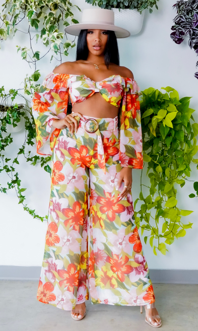 Hawaiian Life | Two Piece Tropical Set FINAL SALE - Cutely Covered