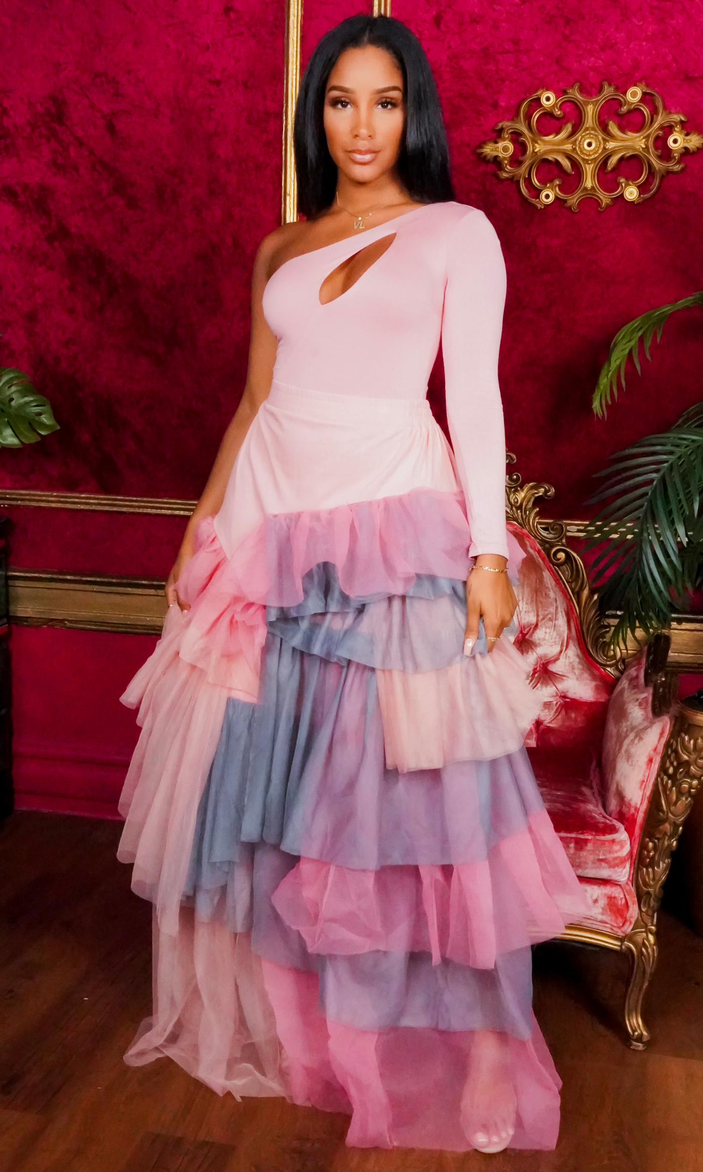 Royalty | Layered Tulle Skirt - Pink FINAL SALE - Cutely Covered